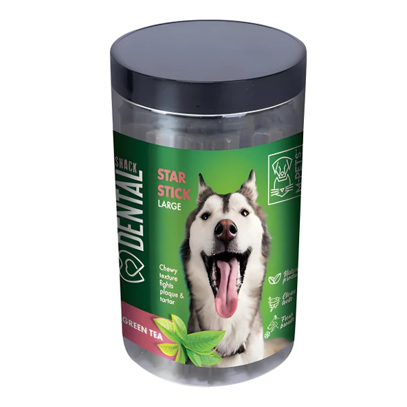 M-Pets Dental Yeşil Çaylı Köpek Diş Sağlığı Ödülü L 510gr