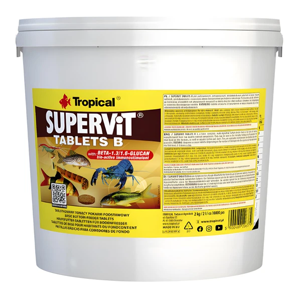 Tropical Supervit Tablets B 2Kg 10000 Adet