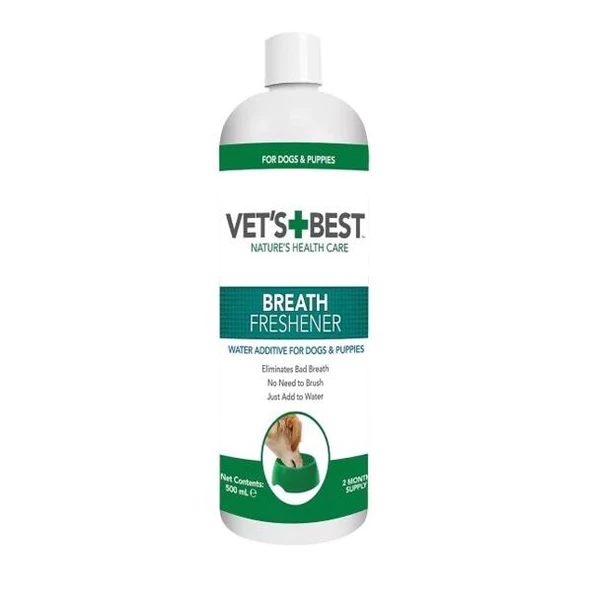 Vets Best Köpekler için Nane ve Karanfil Özlü Ağız Bakım Suyu 500ml