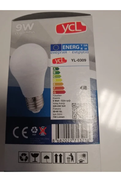 YCL 9w Led Ampul Beyaz