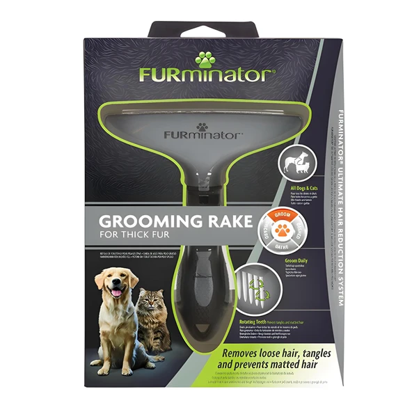 Furminatör Rake Kıtık Açıcı Kedi ve Köpek Tarağı 15cm - Resim 2