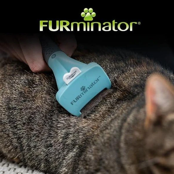 Furminator Shorthair S Kısa Tüylü Kedi Tüy Toplama Tarağı - 5
