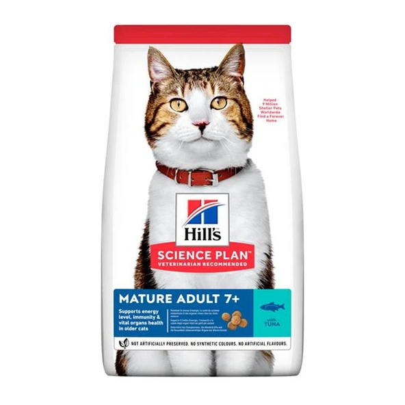 Hills Mature Adult Ton Balıklı Yaşlı Kedi Maması 1,5Kg ürün görseli