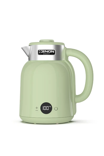 Xenon Smart Akıllı Kettle 1.5 lt Wi-Fi 2200 W App Kontrol Sesli Asistan Desteği Su Isıtıcı Yeşil X7101