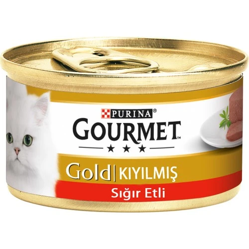 Gourmet Gold Sığır Etli Kıyılmış Kedi Konservesi 85 gr ürün görseli 1