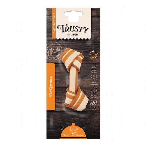 M-Pets Trusty Chicken Tatlı Patatesli Köpek Kemiği 12cm 50gr