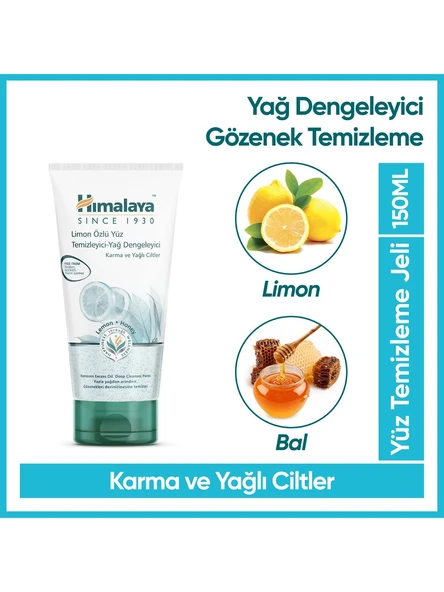 Himalaya Herbals Limon Özlü Yüz Yıkama Jeli 150 ML - 2