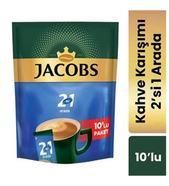 Jacobs Original 2si 1 Arada 10lu Hazır Kahve