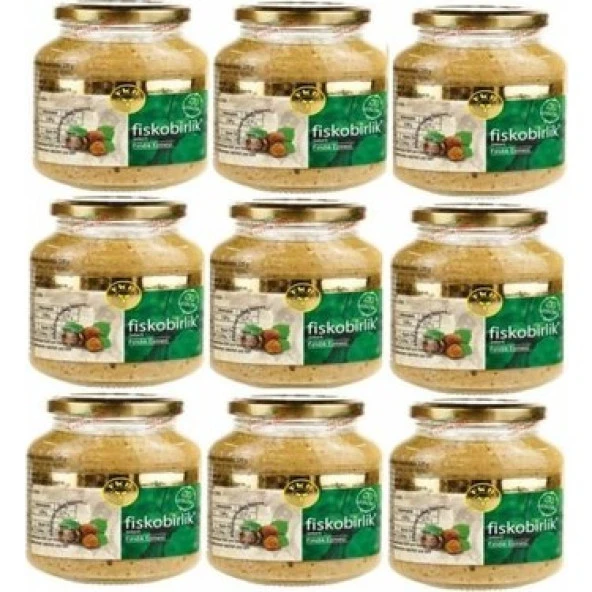 Fiskobirlik Fındık Ezmesı 9 x 300 G