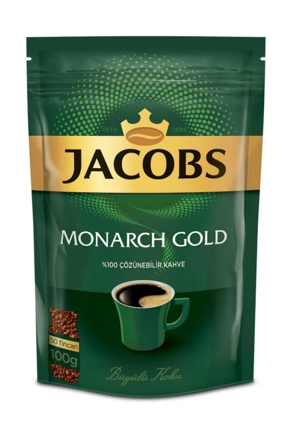 Jacobs Monarch Gold Eko Paket 100 gr Çözünebilir Kahve