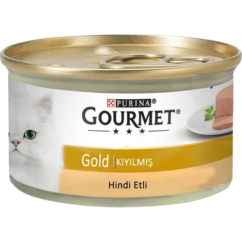Gourmet Gold Hindi Etli Kıyılmış Kedi Konservesi 85 Gr ürün görseli 1