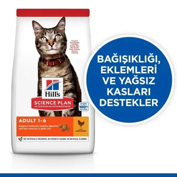 Hills Optimal Care Tavuklu Yetişkin Kedi Maması 1,5Kg - Resim 3