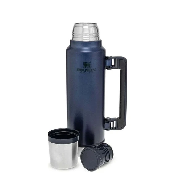 Stanley Klasik Vakumlu Çelik Termos 1.4 Lt Lacivert - 5