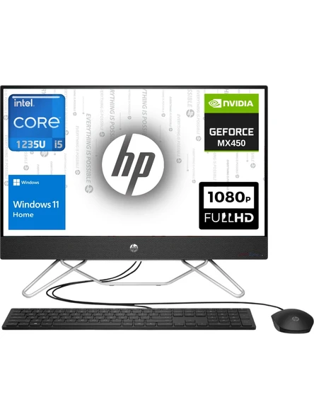 HP Aıo Intel Core I5 1235U 32GB 2TB SSD Geforce MX450/2GB 23.8" Fhd Windows 11 Home All In One Bilgisayar 79N36EAWZ05