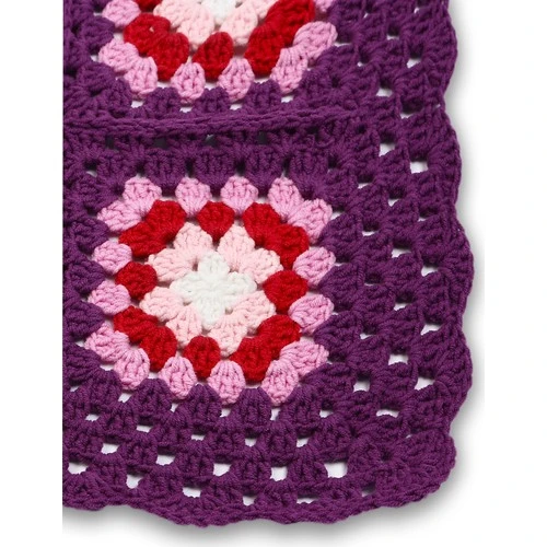 Avmdepo Jale Ebruli El Örgü Bebek Battaniye 80x1000 cm - 2