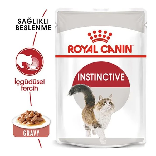 Royal Canin Instinctive Gravy Yetişkin Kedi Konservesi 85gr - 2