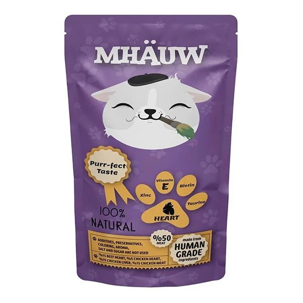 Mhauw Yürekli Kedi Ödülü 80gr