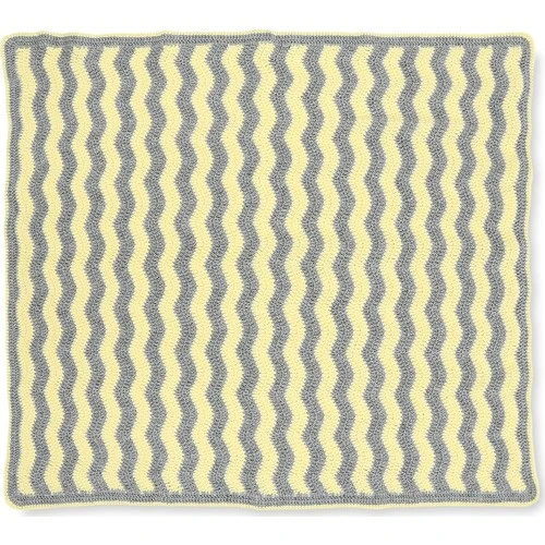 Jale Su Dalgası El Örgüsü Bebek Battaniye 80x100 cm - 2