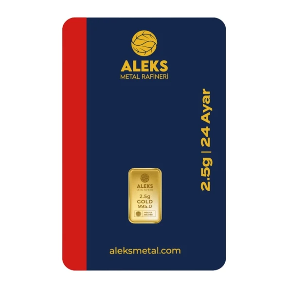 AgaKulche 2,5 gr 995 24 Ayar AMR Külçe Altın ürün görseli 1