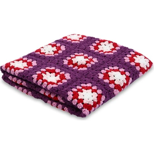 Avmdepo Jale Ebruli El Örgü Bebek Battaniye 80x1000 cm