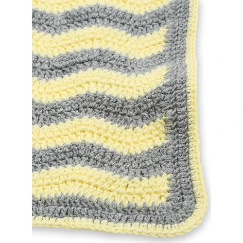 Jale Su Dalgası El Örgüsü Bebek Battaniye 80x100 cm - 3