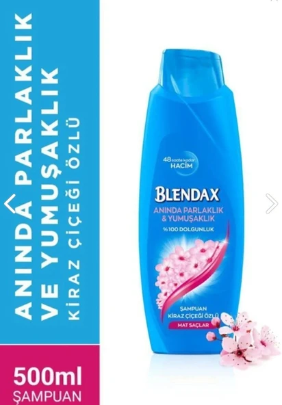 Blendax Şampuan 500 Ml Kiraz Çiçeği Yeni ürün görseli 1