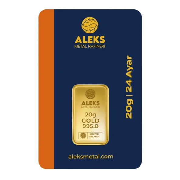 AgaKulche 20 gr 995 24 Ayar AMR Külçe Altın ürün görseli 1