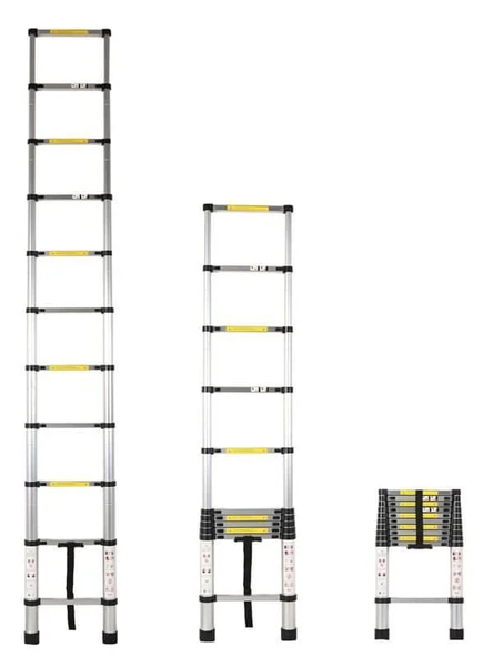 Saraylı Teleskopik Merdiven 11 Basamak 3.20 Metre - 8