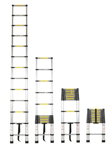 Saraylı Teleskopik Merdiven 13 Basamak 3.80 Metre - 8