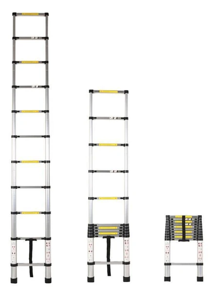 Saraylı Teleskopik Merdiven 11 Basamak 3.20 Metre - 5
