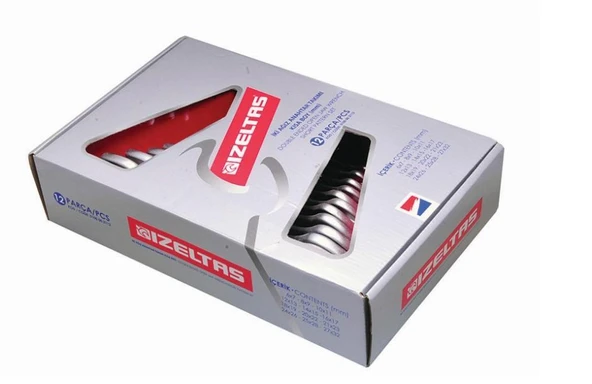 İzeltaş 0100 İki Ağız Anahtar Takımı Kısa Boy 8 Parça - 6