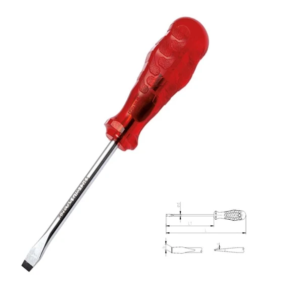 İzeltaş 4100 Kraft Düz Uçlu Tornavida 3X80 - 10