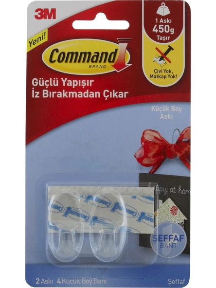 3m Command 17092 Küçük Boy 2li Askı