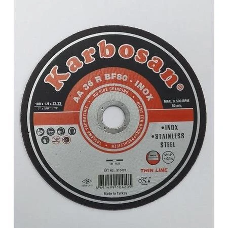 Avmdepo Karbosan Thinline İnox Kesici 180X1,9X22,23 mm - 3