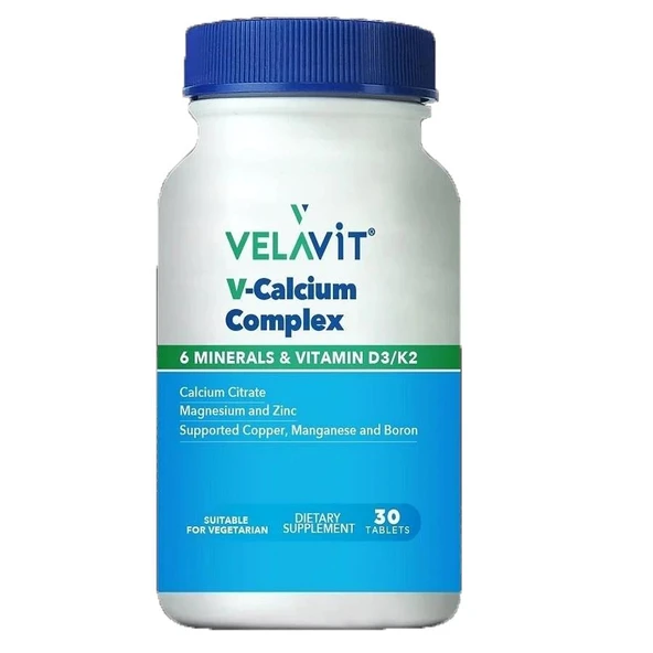 Velavit V Calcium Complex 30 Tablet ürün görseli