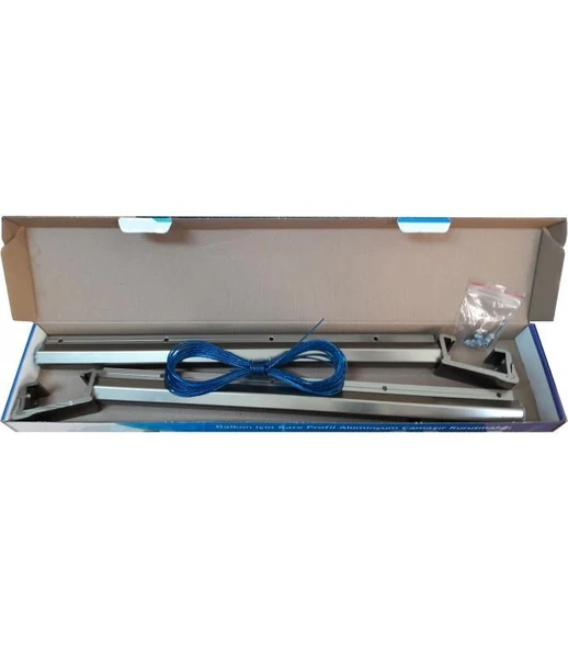 Koral Profil Alüminyum Balkon Çamaşır Kurutmalığı 60x25 - 4
