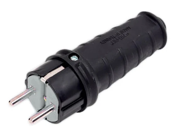 Avmdepo Kauçuk 1 X 16 A Topraklı Erkek Fiş 220V - 2
