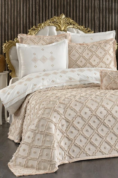 Alara Gelin Seti 8 Parça Cappucino ürün görseli