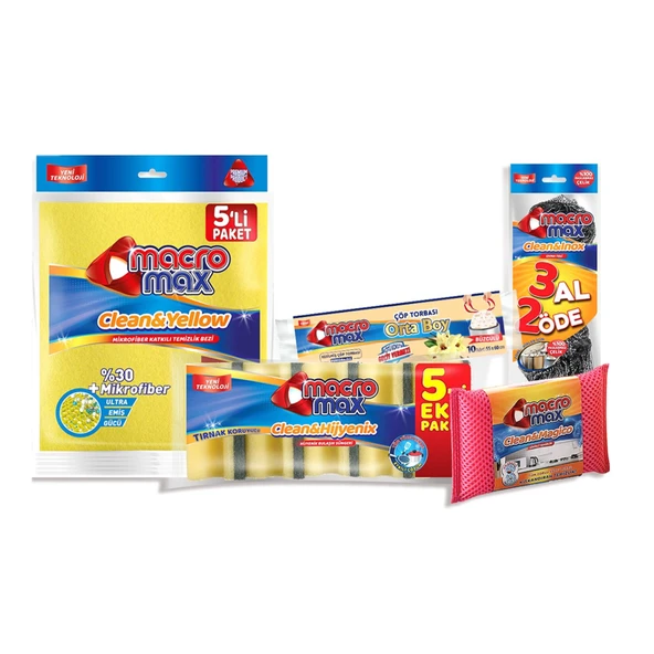 Macromax Temizlik Paketi + Saklama Kabı - 2