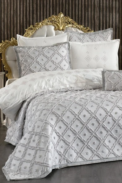 Alara Gelin Seti 8 Parça Gri ürün görseli