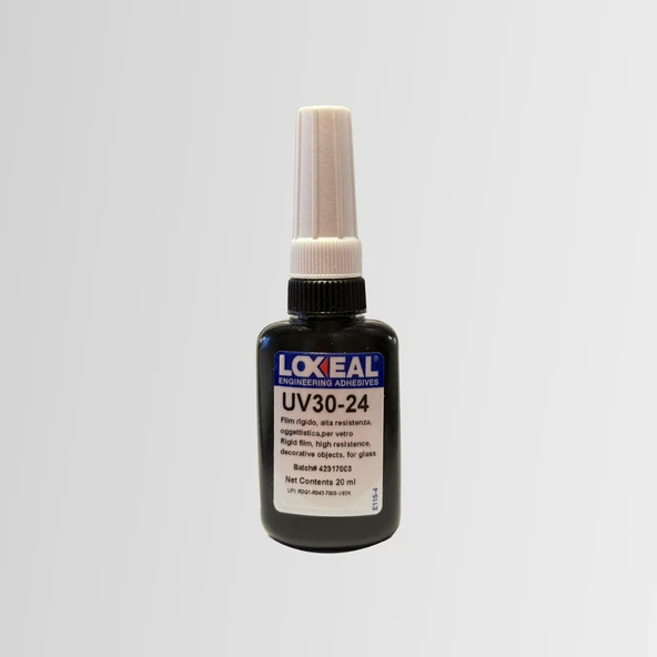 Loxeal UV 30-24 Yüksek Mukavemetli UV Cam Yapıştırıcısı 20 ML