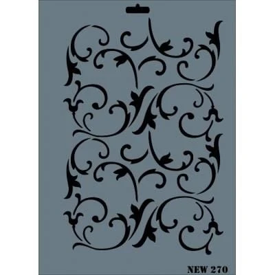 Rich New Seri N-270 Stencil 35x25 cm - 8
