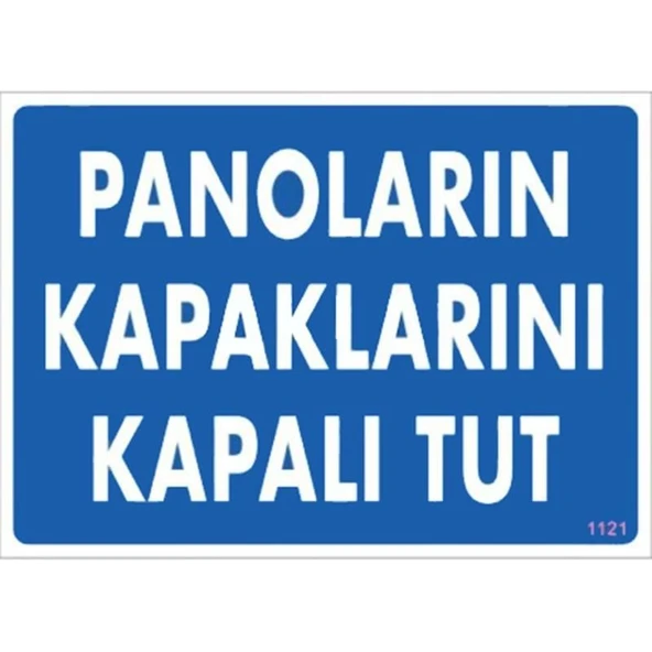 Avmdepo  Panoların Kapaklarını Kapalı Tut Levhası 25x35 KOD:1121 - Resim 8