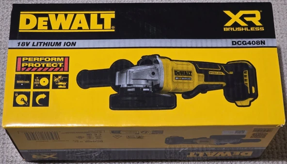 Dewalt DCG408N - XJ 125mm Aküsüz Kömürsüz Taslama - 5