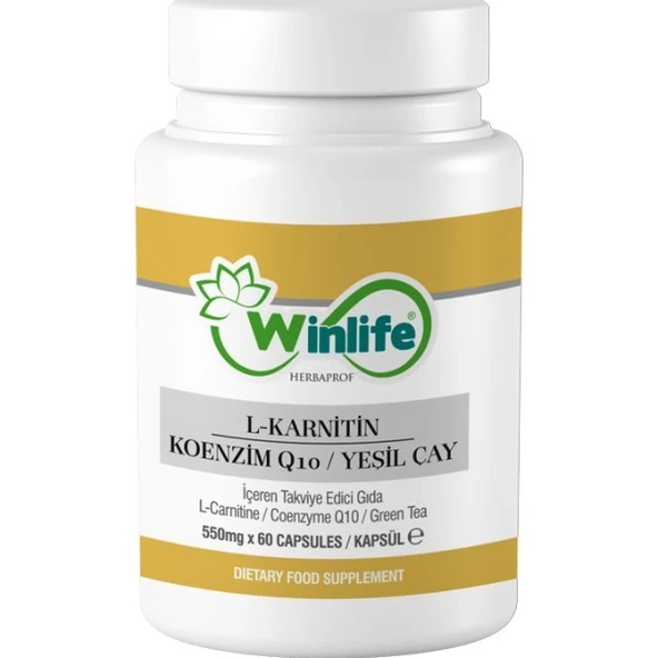 WİNLİFE L'KARNİTİN KOENZİM YEŞİL ÇAY