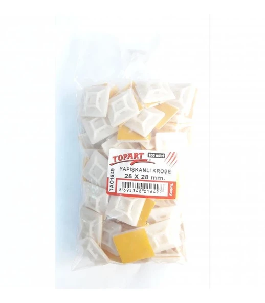 Topart 01649 28X28 Yapışkan Kroşe (100 Adet) - 5