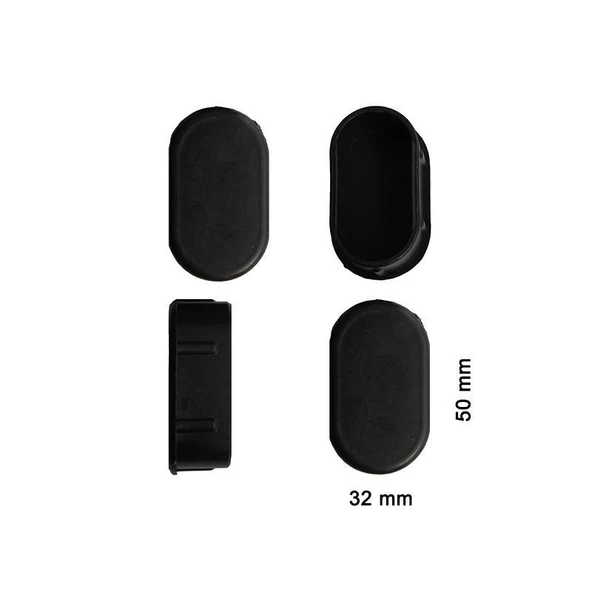 Avmdepo  Oval Profil İç Tapa 32x50 mm 4 Adet - 6