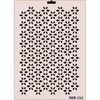 Rich New Seri N-154 Stencil 35x25 cm - 9