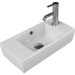 TURKUAZ Cerastyle Turkuaz City Tezgah Üstü Lavabo 25/50 cm Batarya Deliği Sağda