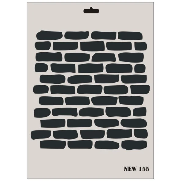 Rich New Seri N-155 Stencil 35x25 cm - 4